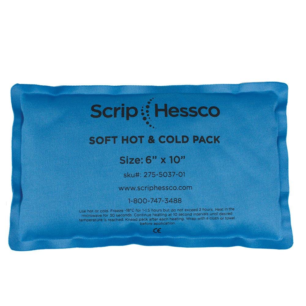 Reusable Hot and Cold Therapy Packs for Muscle, Joint, Neck & Back Pain Relief - 6
