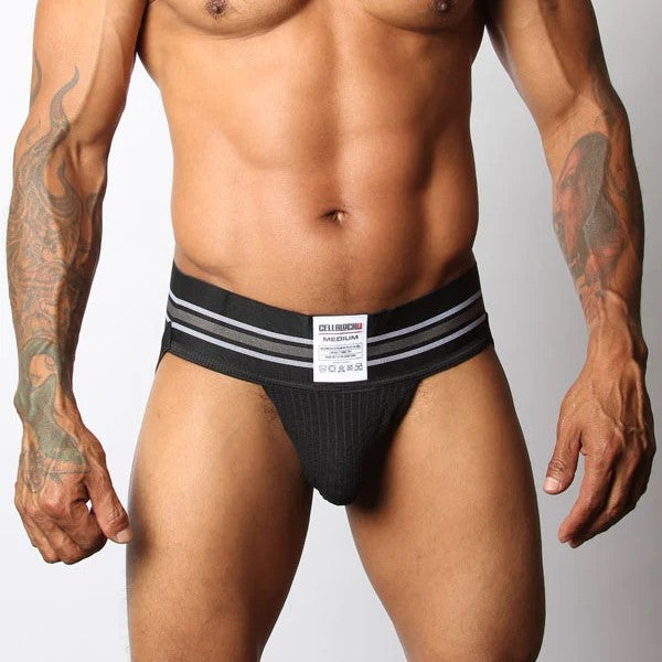 Cellblock 13 Tight End 3 Jockstrap - Black Athletic Support Underwear for Men | Comfortable Sports Protection for Football, Gym & Workout