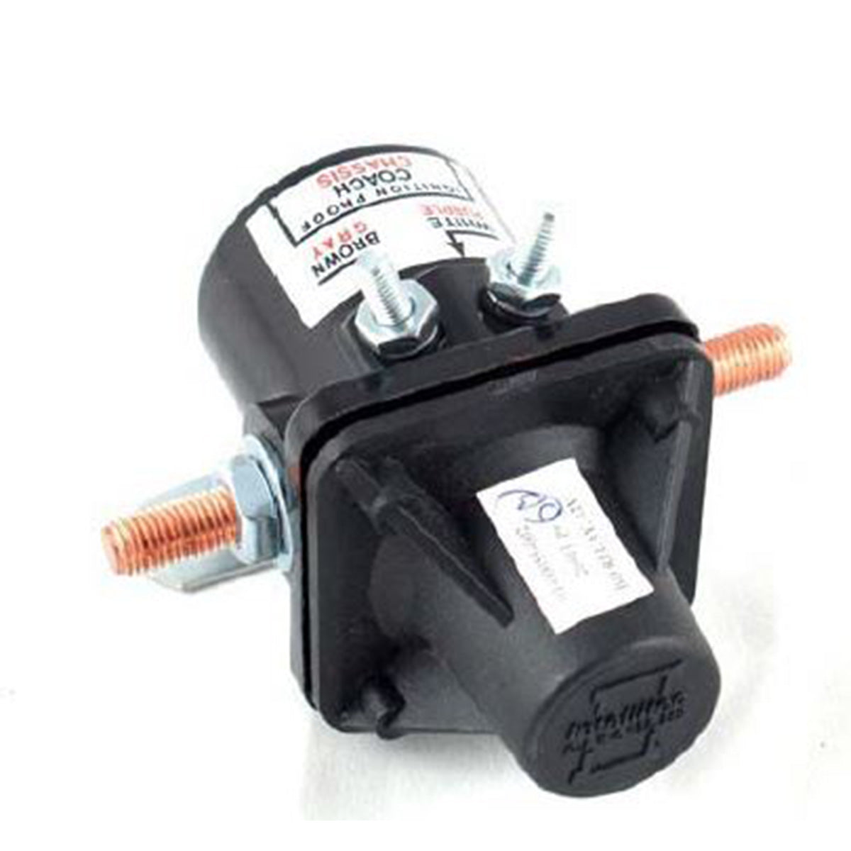 Intellitec 100A 12V Heavy Duty Contactor Relay for Trucks, RVs & Marine Applications - Perfect for High-Current Electrical Systems