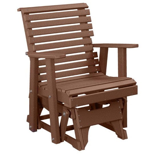 Eco-Friendly Recycled Plastic Glider Chair - Comfortable Outdoor Rocking Chair for Patio, Garden & Nursery - Sustainable & Durable Relaxation Furniture