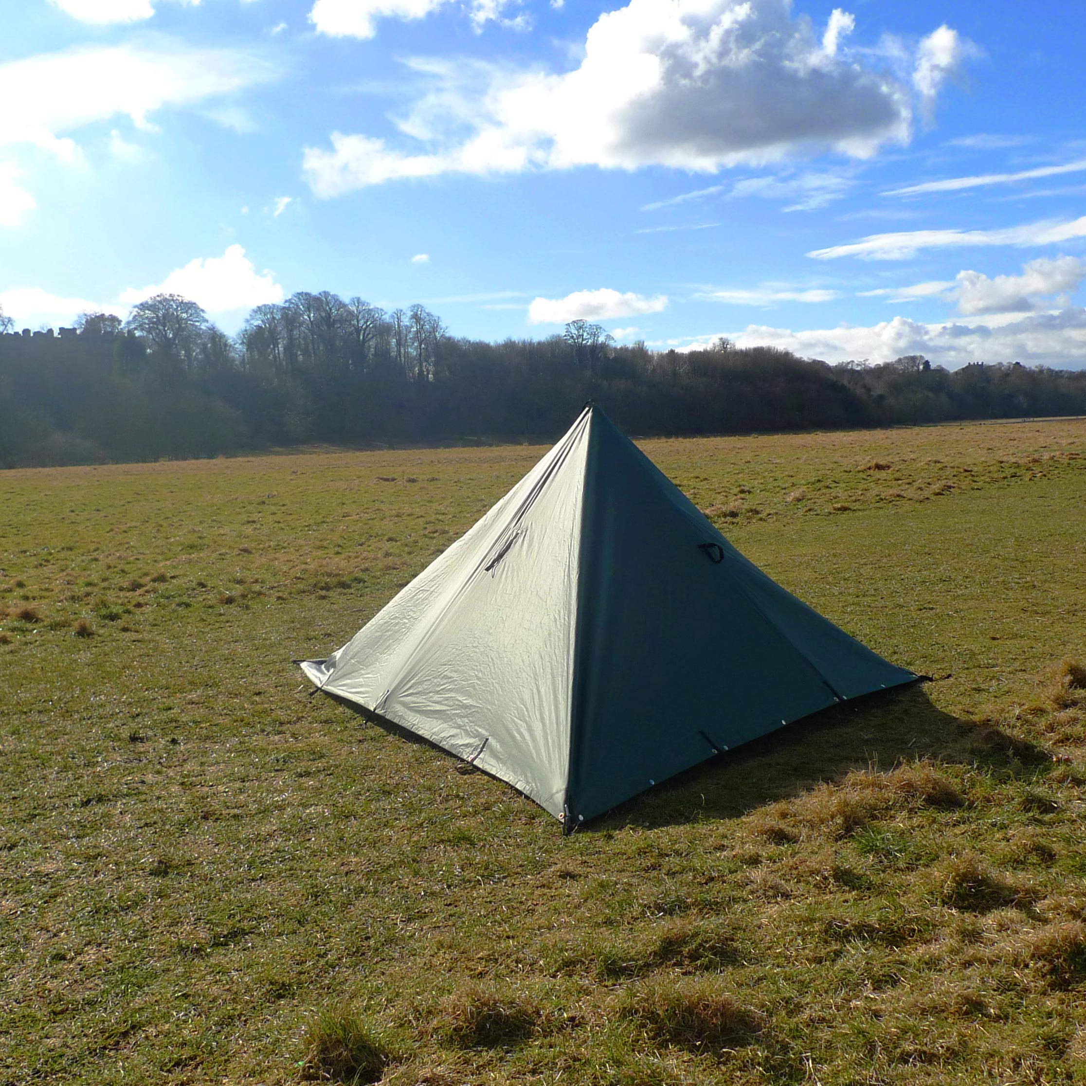 DD Tarp 3x3 PRO (10ft x 10ft) - 100% Waterproof Rainfly Shelter with Reinforced Eyelets & Buckles for Bushcraft, Camping, Hiking - Lightweight Compact Tarpaulin for Backpacking, Beach, Picnic and Outdoor Adventures