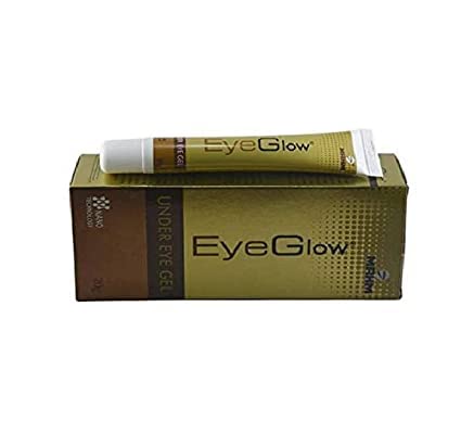 Eye Glow Gel - 100% Natural Dark Circle & Wrinkle Remover for Puffiness & Fine Lines | Men & Women | Day & Night Eye Care for Tired Eyes