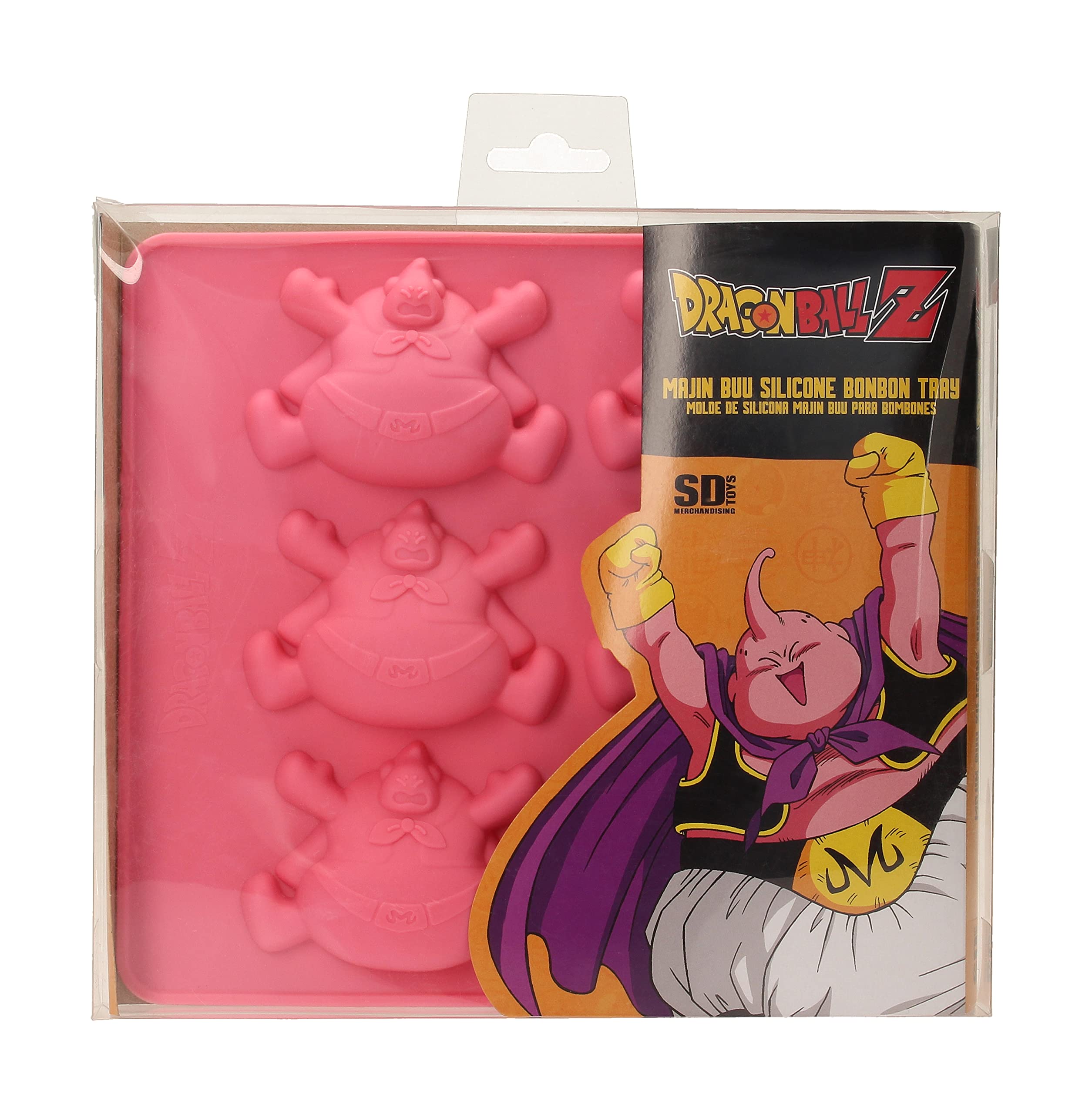 Dragon Ball Majin Buu Silicone Baking Mold - Official Anime Cake & Biscuit Tray for Cupcakes, Cookies, Pastry - Perfect for Birthday Parties, Anime Themed Events, and Dragon Ball Fans