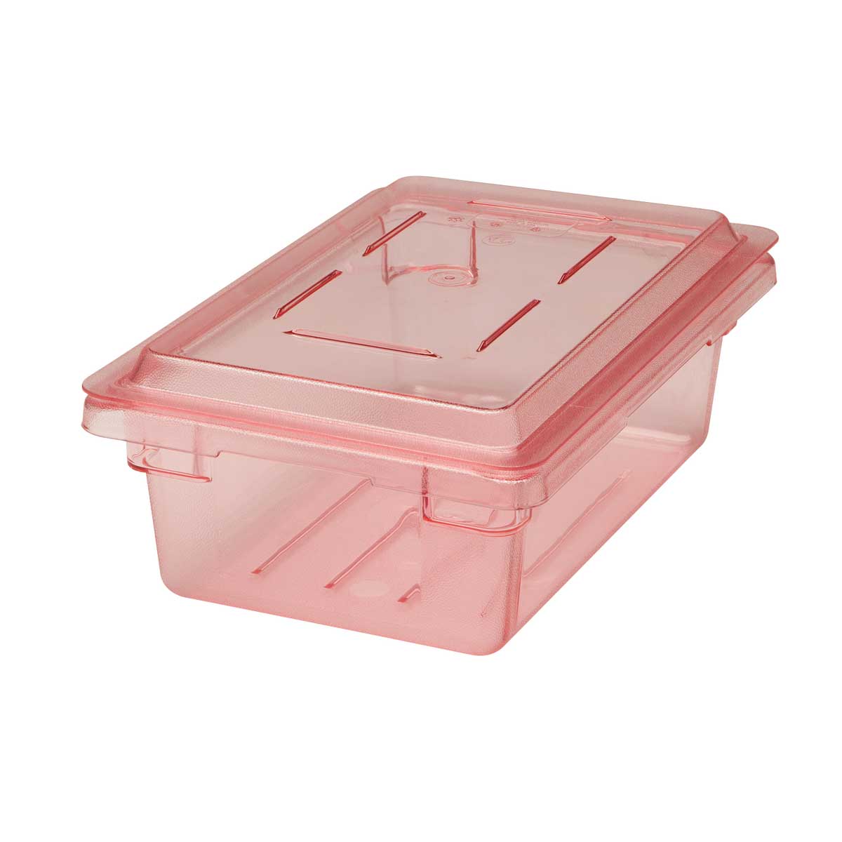 Cambro 12186CW467 3-Gallon Camwear Food Storage Container - Safety Red - Commercial Kitchen, Restaurant, Catering & Food Prep Use