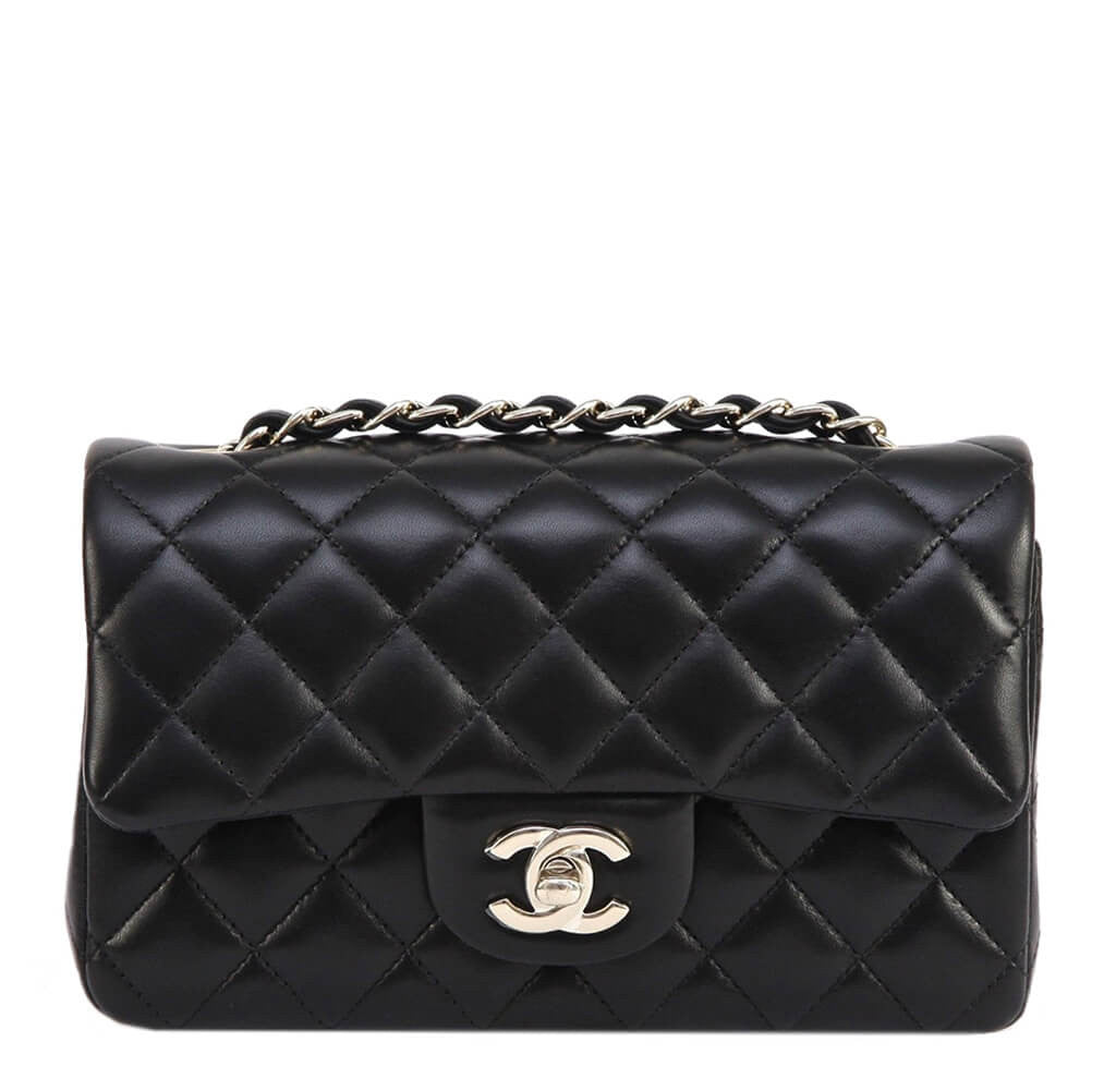 Chanel Mini Flap Shoulder Bag in Black with Gold Hardware - Perfect for Evening Events & Luxury Fashion Accessories