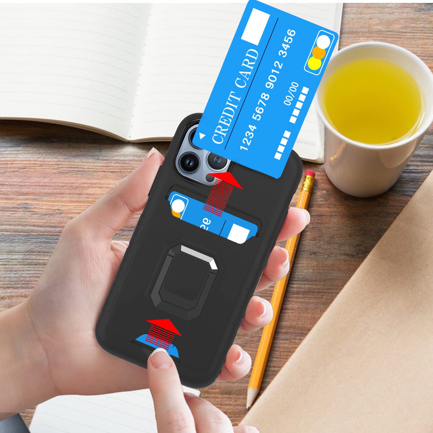ASUWISH Slim iPhone 13 Pro Case (6.1