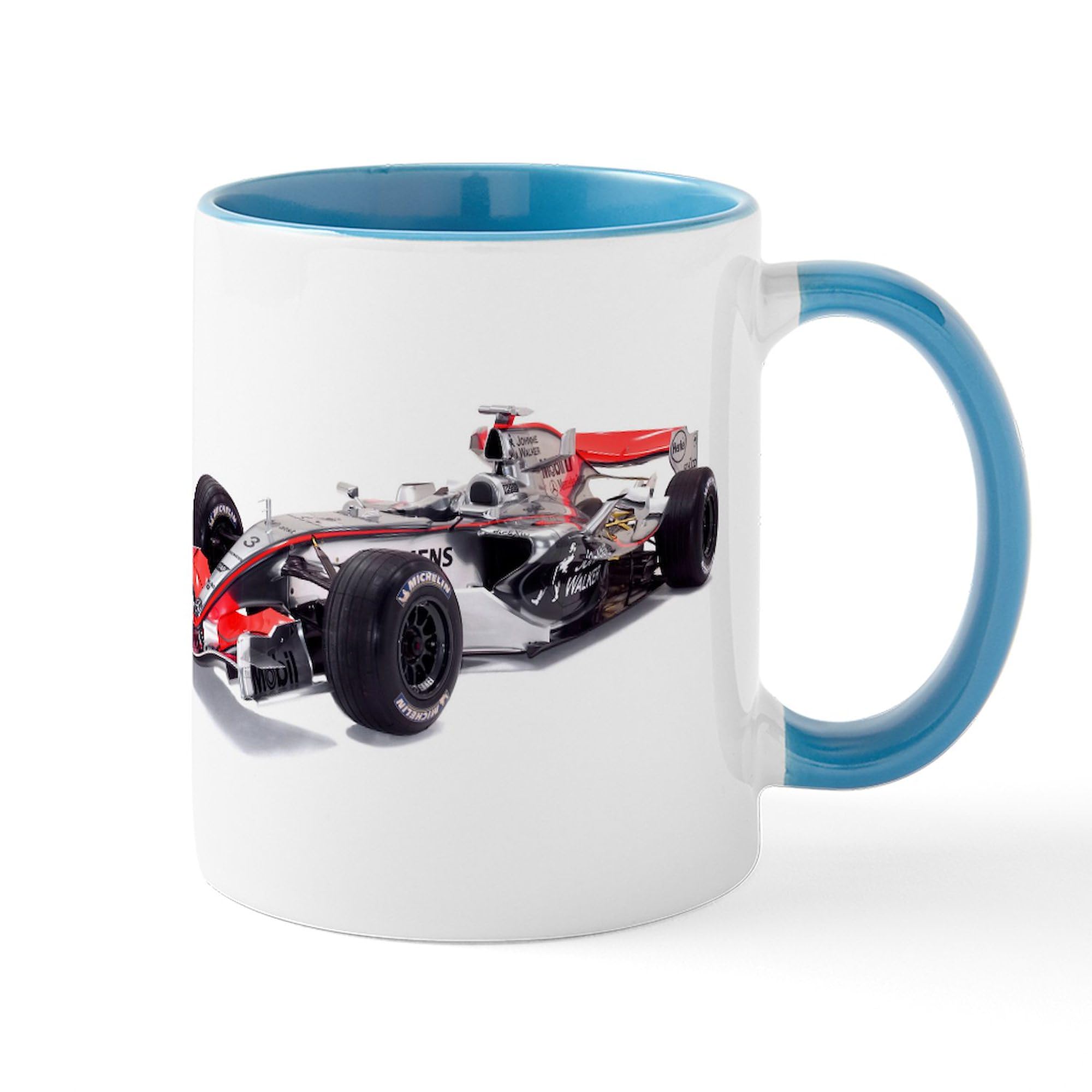Formula 1 Racing Fan Gift - 11 oz (325 ml) Ceramic Coffee Mug with Handle | Perfect for Hot Coffee, Tea or Cocoa | Great for Office, Home or Race Day