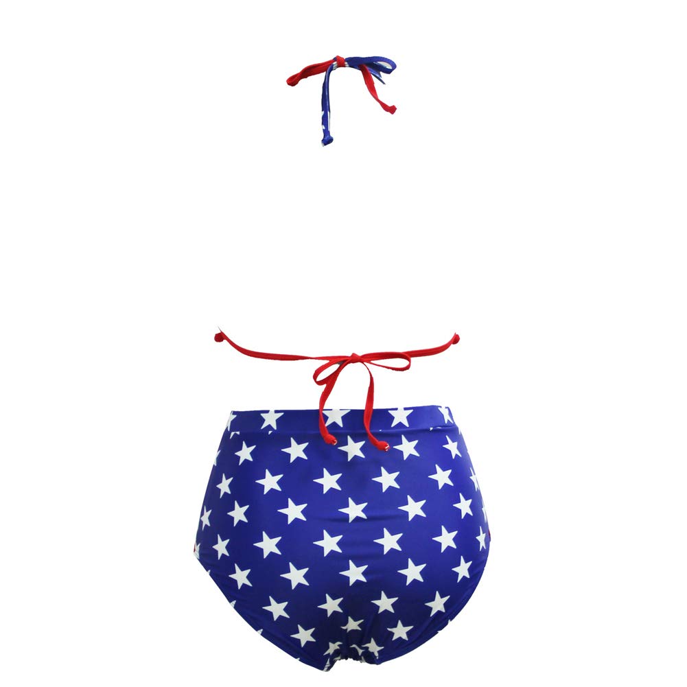 USA Flag Bikini for Women - Patriotic Swimsuit for 4th of July & Beach