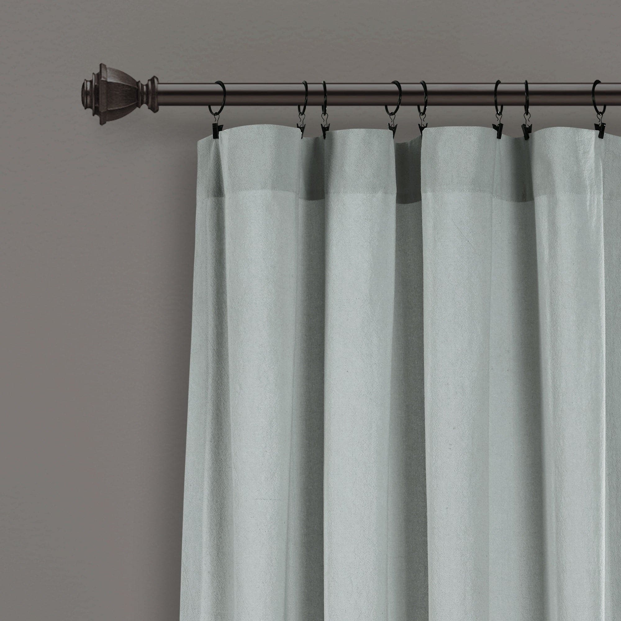 Soft Chenille Chevron Window Curtain Panel Set - Blackout Thermal Insulated Drapes for Living Room & Bedroom