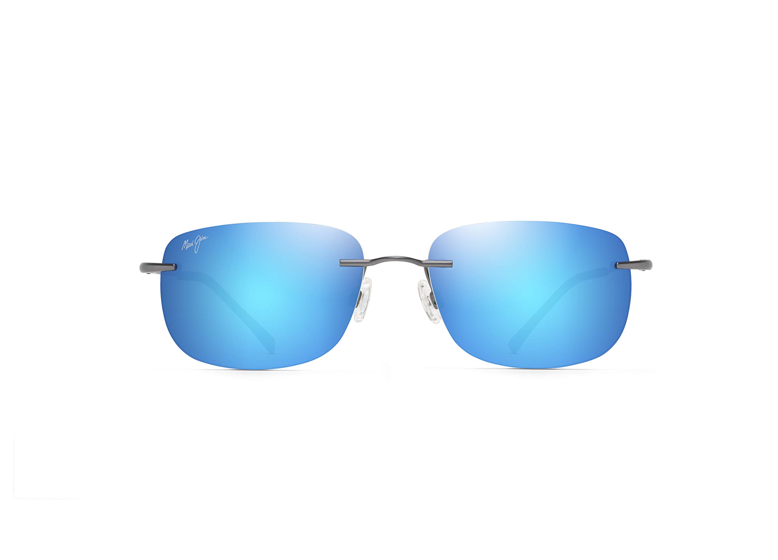 Maui Jim Ohai Rectangular Polarized Sunglasses for Men & Women - UV Protection, Lightweight & Stylish - Perfect for Driving, Beach & Outdoor Activities