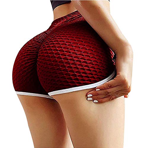 KCocoo Women's High Waist Tummy Control Yoga Shorts - Seamless Workout Compression Shorts for Running, Gym & Exercise - Perfect for Yoga, Cycling & Active Lifestyle
