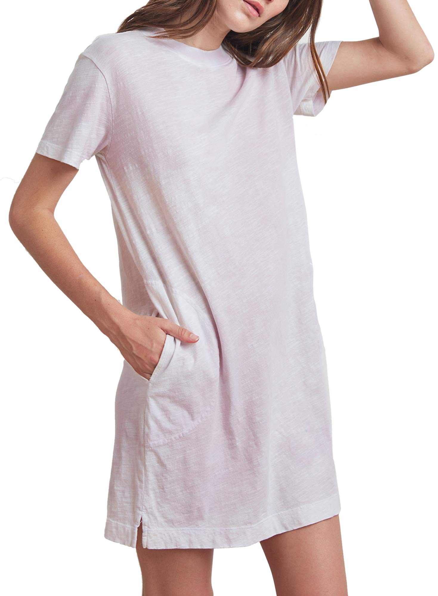 Velvet by Graham & Spencer Women's Soft Luxury T-Shirt - Premium Cotton Blend Casual Tee for Everyday Wear | Perfect for Layering, Office & Weekend Outfits