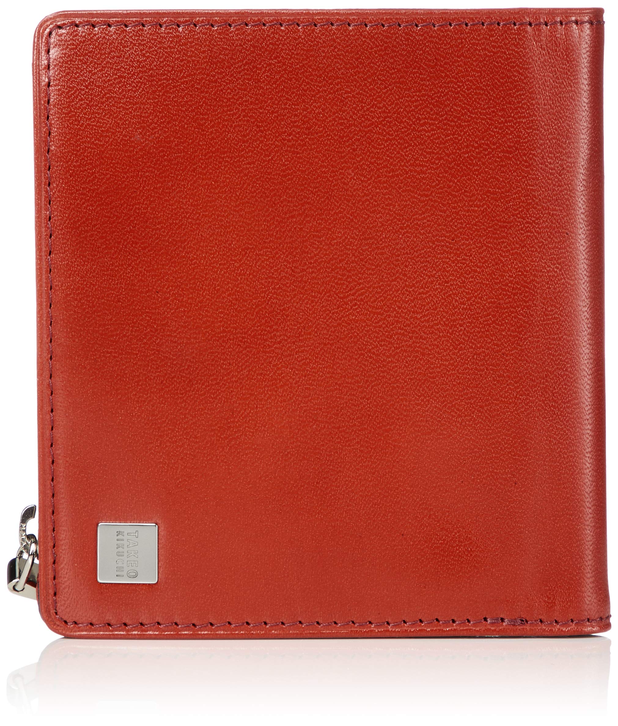 TAKEO KIKUCHI Genuine Leather Men's Wallet - Slim Bifold Credit Card Holder for Everyday Use & Travel