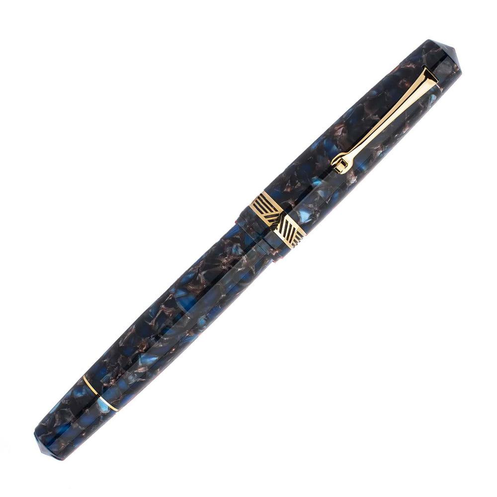 Leonardo Fountain Pen Momento Magico 14K Gold Nib - Pietra Salata Limited Edition 2022 - Luxury Writing Instrument for Professionals & Collectors - Perfect for Signatures, Calligraphy & Gift Giving