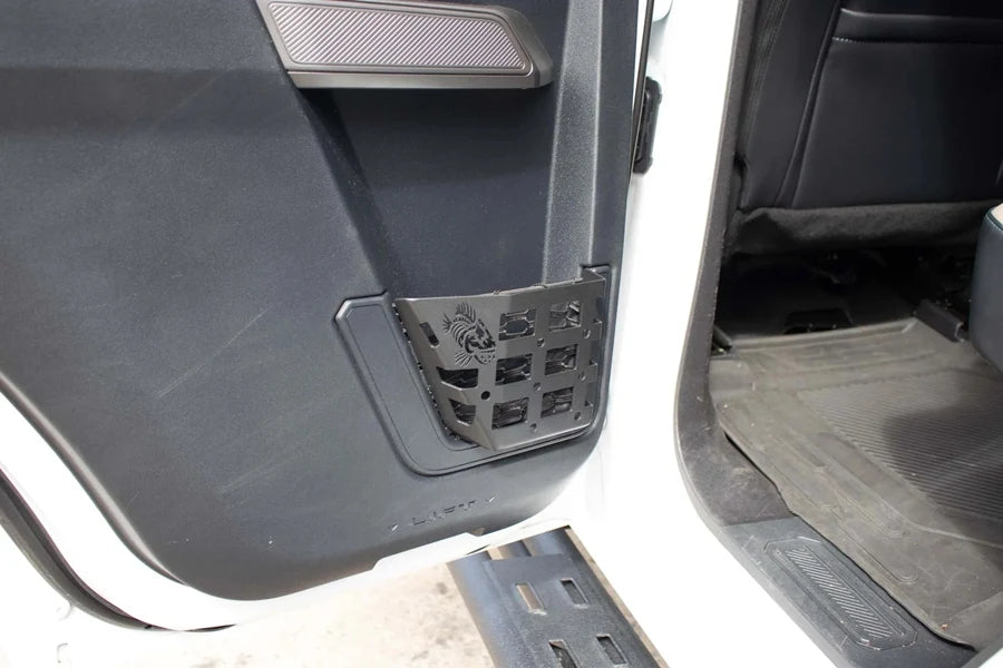 Ford Bronco Fishbone Offroad Rear Door MOLLE Panels - Heavy Duty Storage Organizer for Tactical Gear & Outdoor Equipment - Perfect for Off-Roading, Camping & Adventure Travel