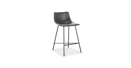 Paxton 24 Inch Counter Height Bar Stool - Adjustable Swivel Kitchen Island Stool for Dining, Breakfast Nook & Home Bar Use