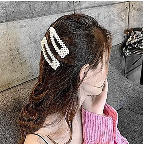 Zubsha Metal Hair Clips for Women & Girls - 6-Piece Set of Large Fashion Hairpins & Barrettes - Perfect for Updos, Ponytails & Everyday Hairstyles