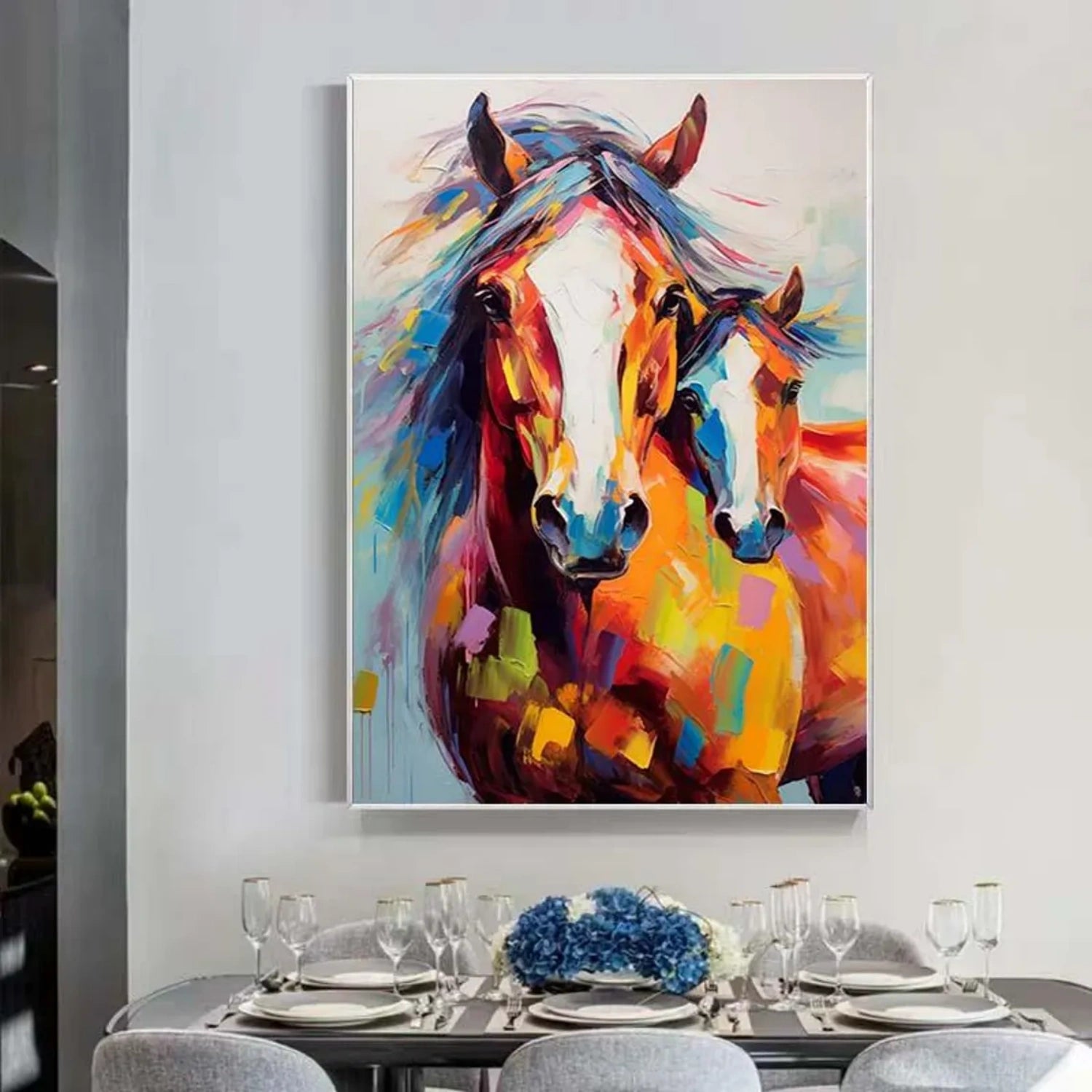 Animal Art Painting #AP157 - Handmade Wildlife Canvas Art for Home & Office Decor - Perfect for Living Room, Bedroom, or Gift