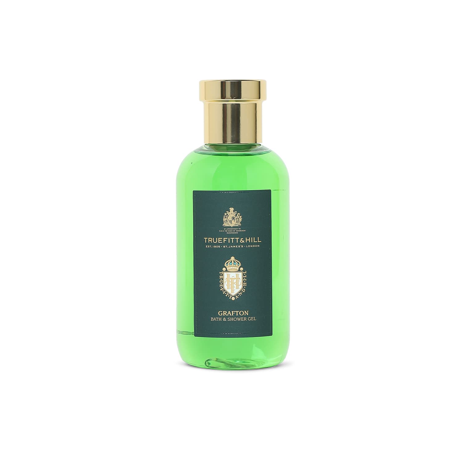 Truefitt & Hill Grafton Bath & Body Wash Gel 200ml - Luxury Men's Shower Gel with Musky Woody Fragrance | Premium Aftershave & Grooming Essential for Daily Use & Special Occasions