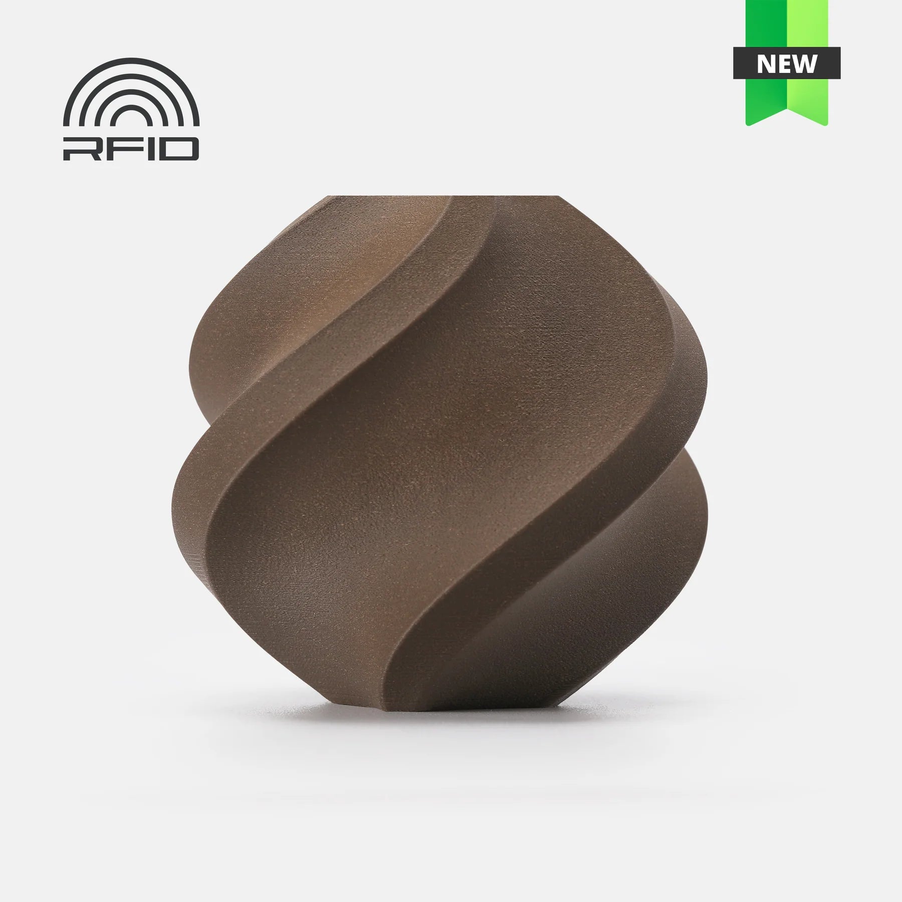 Bambu Lab PLA Wood Filament for 3D Printing - Natural Wood Finish, 1.75mm, 1kg Spool - Perfect for DIY Crafts, Home Decor, and Prototyping