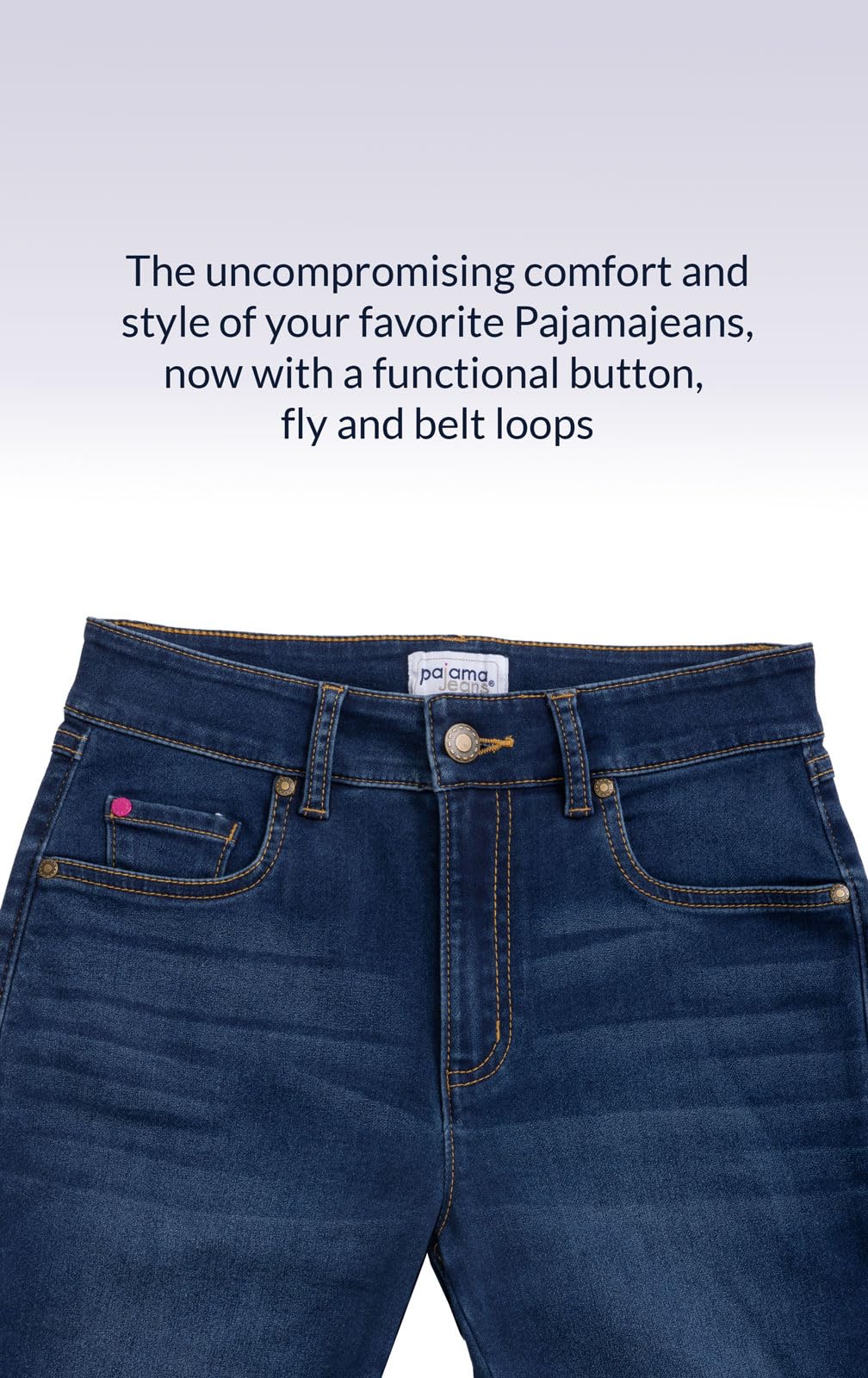 PajamaJeans True Fit Stretchy Women's Jeans - Comfortable & Stylish Pants for Lounge, Sleep & Everyday Wear