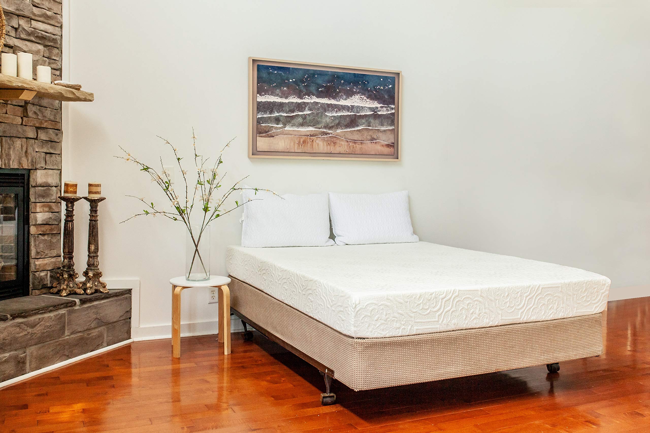 6 Inch Cooling Gel Memory Foam Mattress - Medium Firm Support, 28x75 Inches | Made in USA | Pressure Relief for Back, Side & Stomach Sleepers | Perfect for Bedrooms, Guest Rooms & Dormitories