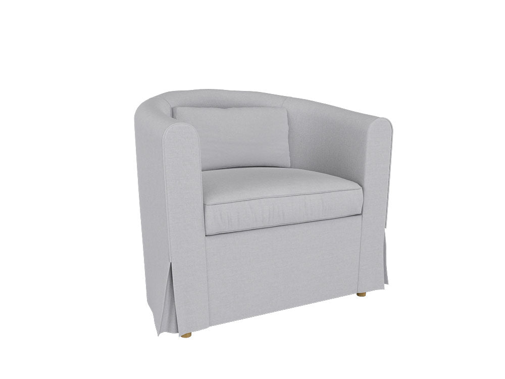 Ektorp Tullsta Armchair Slipcover - Washable Sofa Chair Cover with Elastic Band - Perfect for Living Room, Bedroom, and Home Decor
