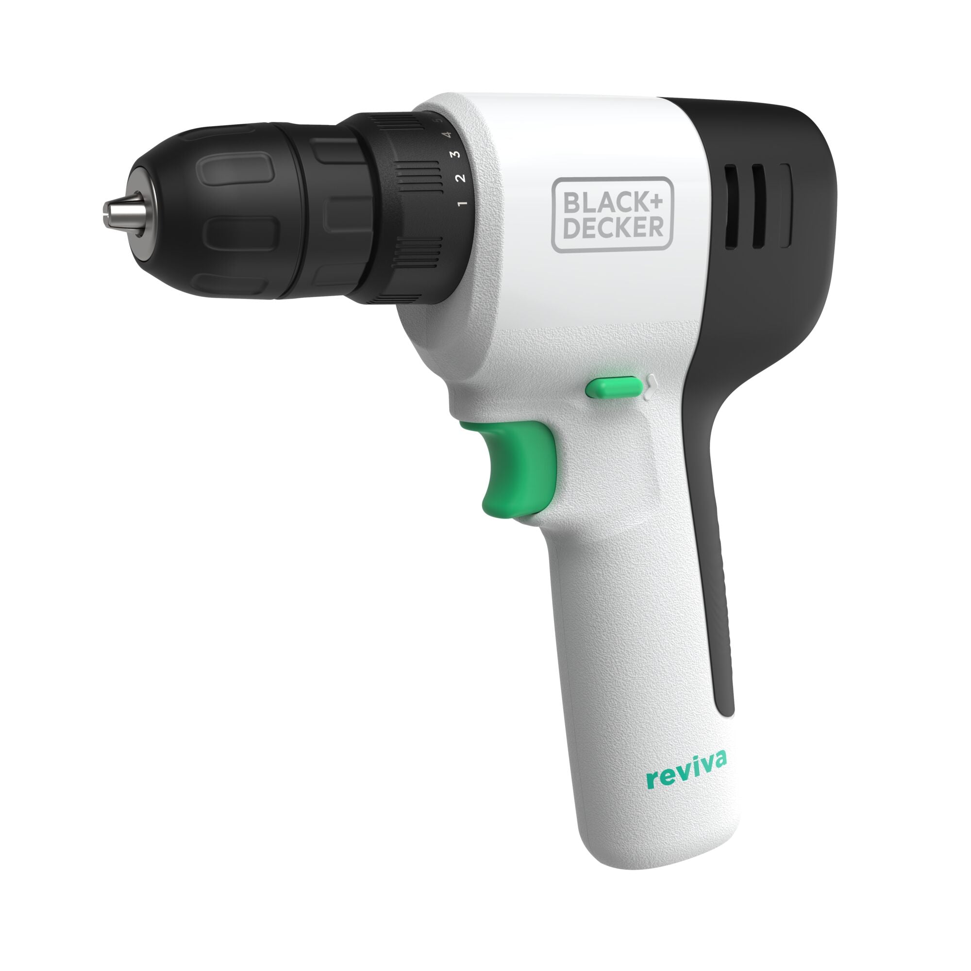 Reviva™ 12V MAX Cordless Drill Kit with Fast Charger & 2-in-1 Screwdriver Bit - Perfect for DIY Home Projects, Furniture Assembly, and Light Construction Work