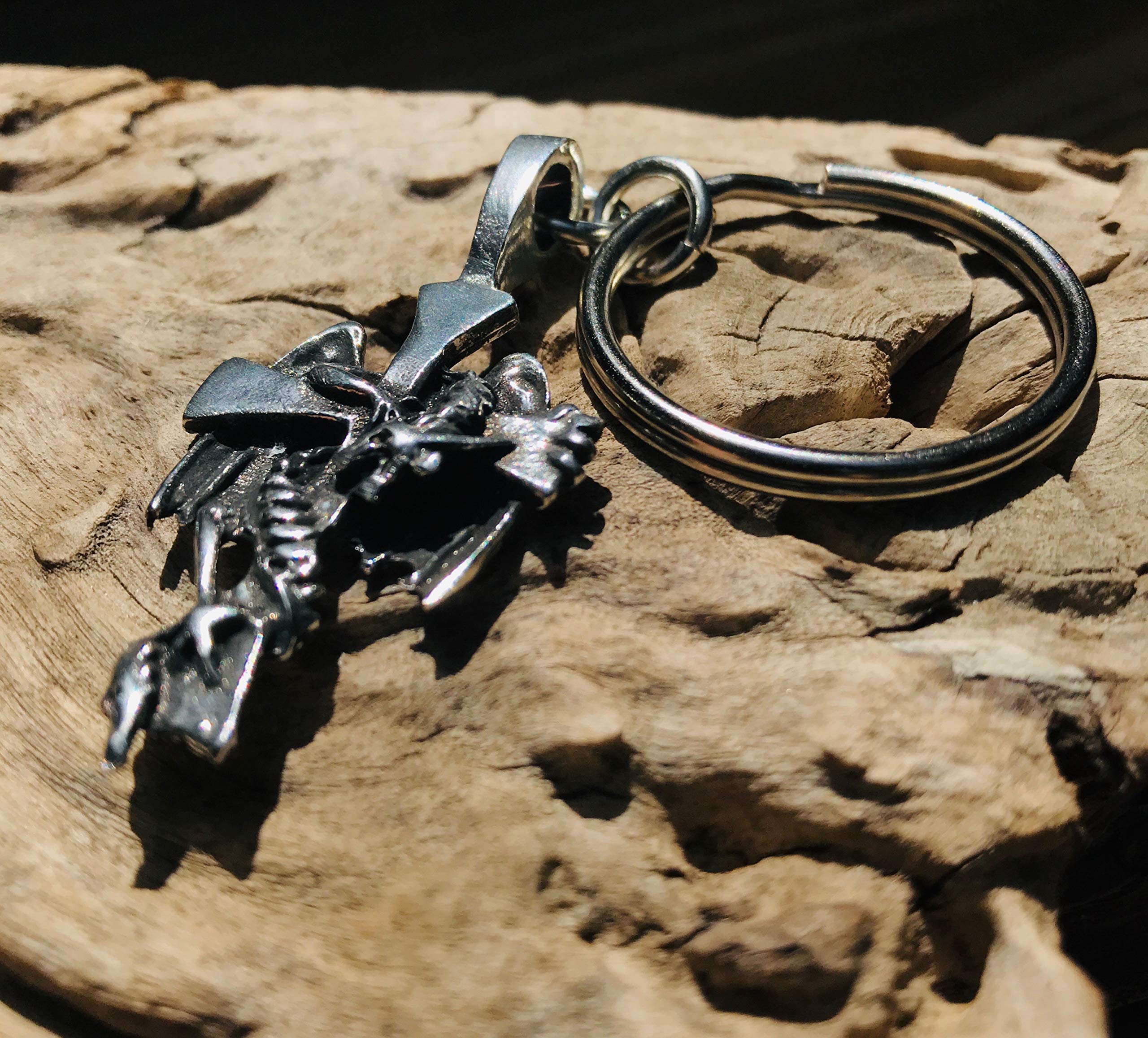 Dragon Cross Keychain - Trilogy Jewelry for Gifts & Fashion
