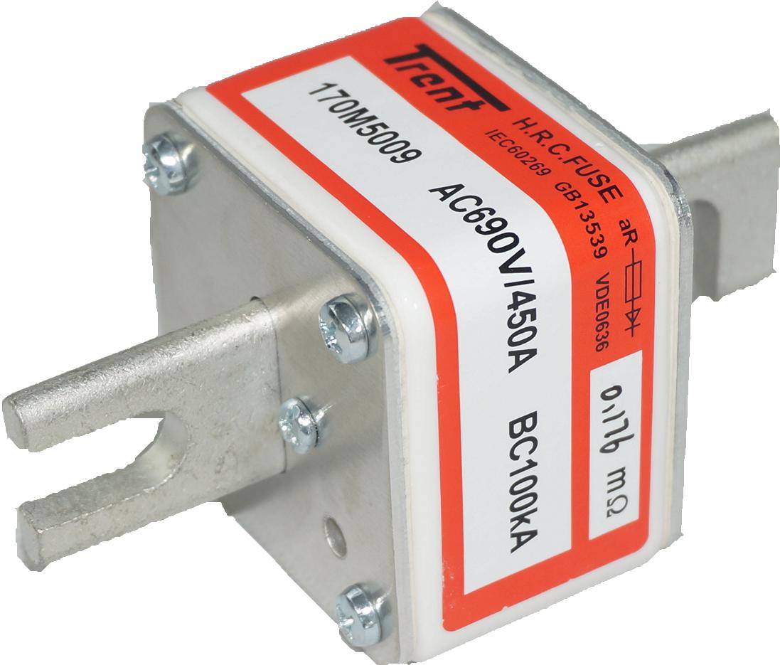 F170M4265 Semiconductor Fuse 550A 690VAC DIN 43653 Square Body with Indicator & Microswitch 200kA - Ideal for Industrial Power Protection & Electrical Safety Applications