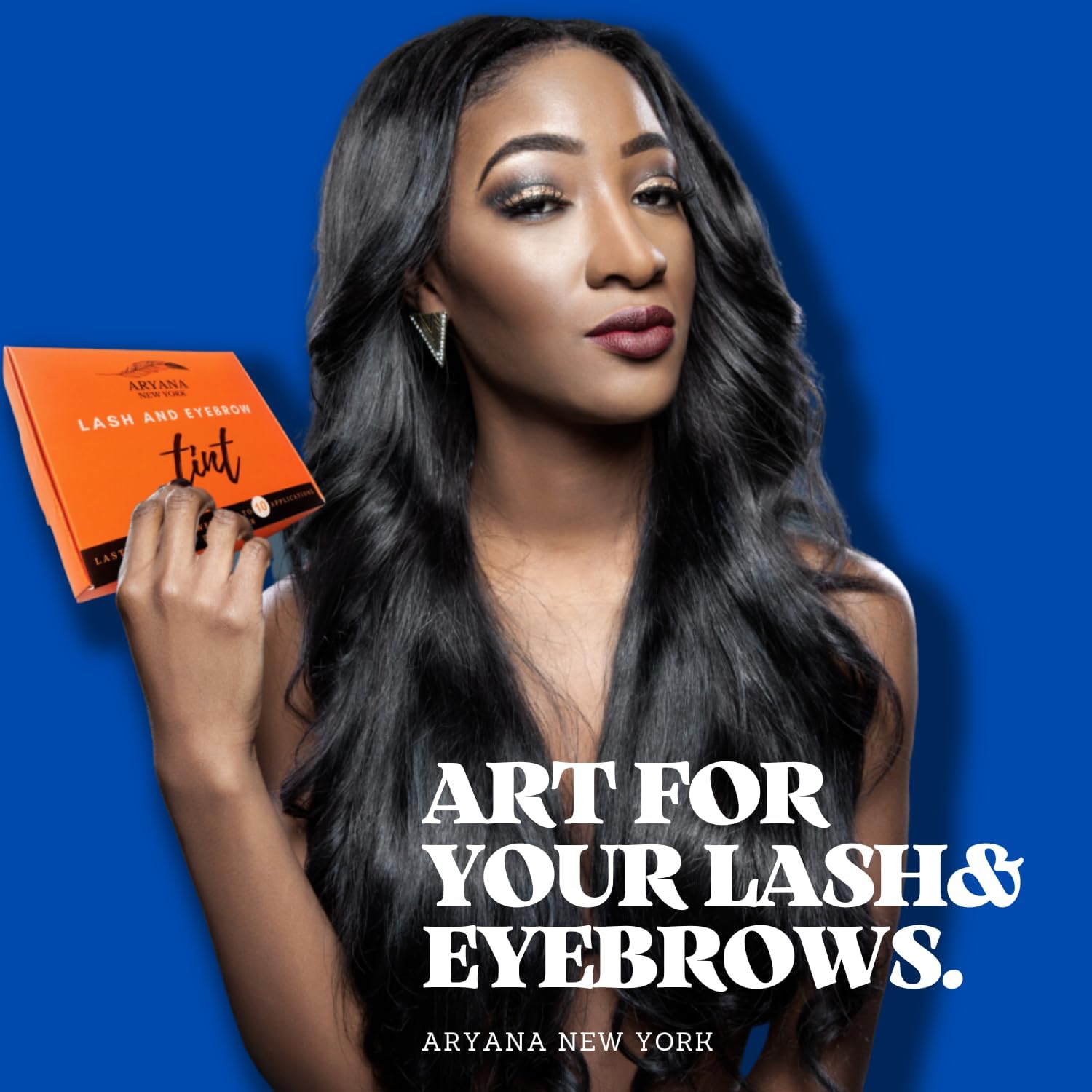 ARYANA NEW YORK Lash & Eyebrow Growth Serum Kit - 5ML Black & Brown Tint - Lasts 10 Uses - Includes Brow Brush - For Thicker Lashes & Fuller Brows - Perfect for Daily Beauty Routine & Special Occasions