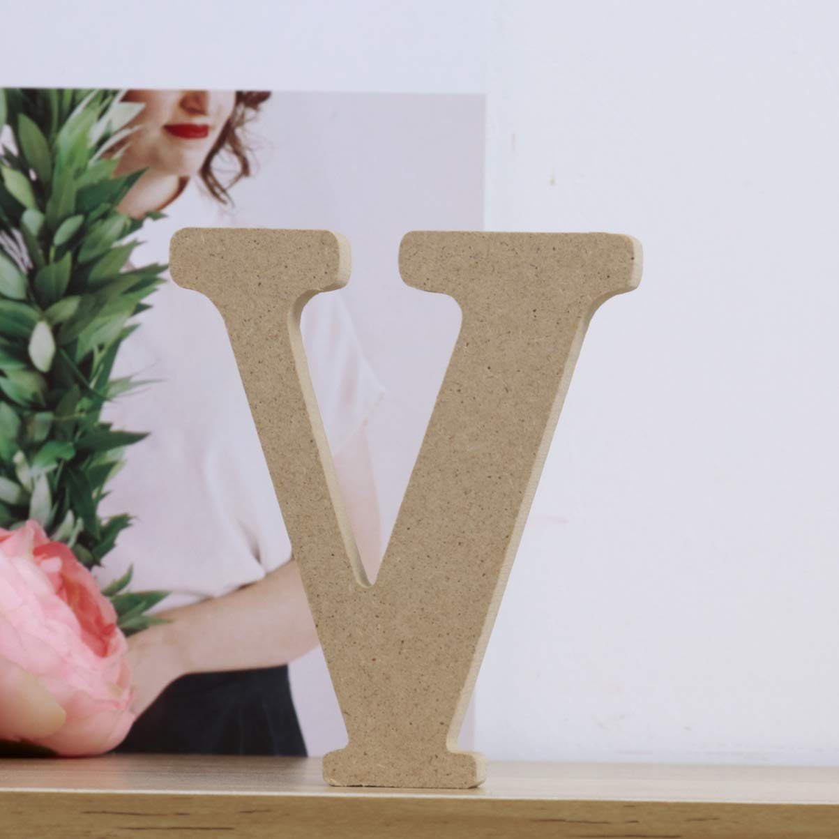 Wooden Alphabet Letters for Nursery Wall Decor - DIY Craft & Home Decor