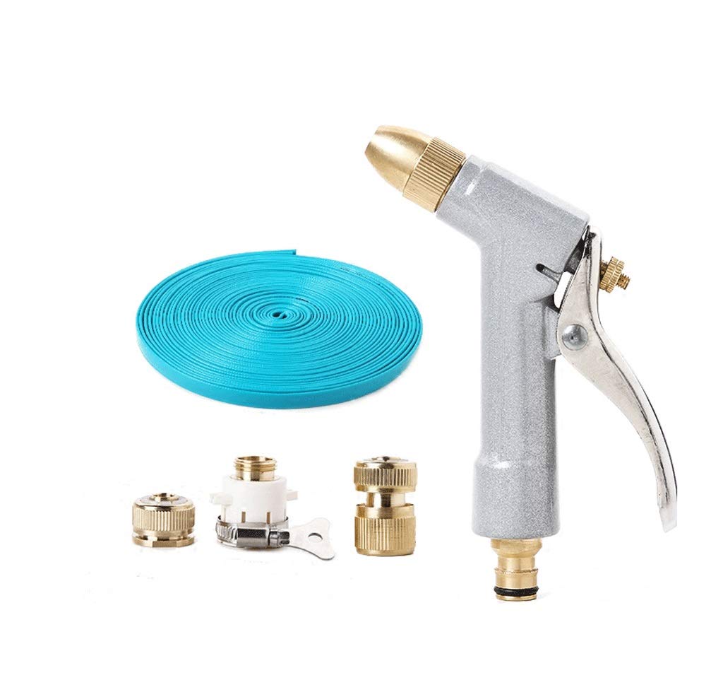 25m High Pressure Garden Hose with Spray Gun - Heavy Duty Car Wash Water Hose, Household Cleaning Tool for Outdoor Use, Lawn Watering, and Vehicle Washing