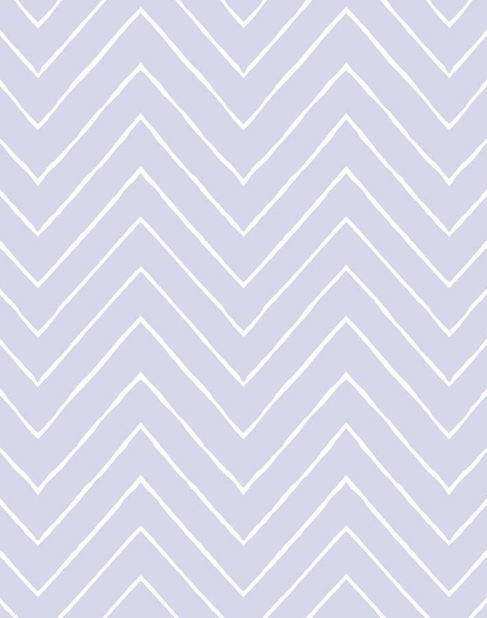 Frances Chevron Wallpaper by Wallshoppe - Premium Lavender Geometric Peel & Stick Wallpaper for Bedroom, Nursery, and Home Office Decor