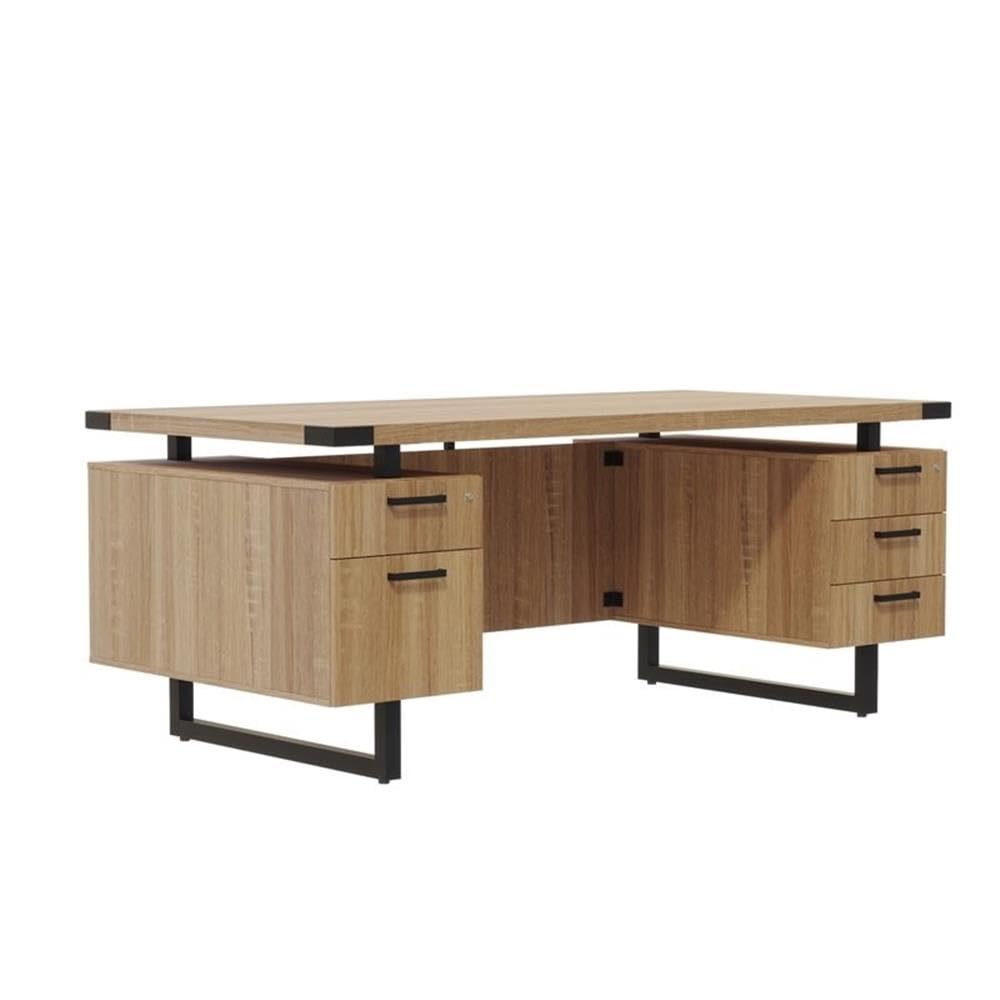 Safco Mirella Adjustable Height Standing Desk - Ergonomic Home Office Furniture for Work from Home & Small Spaces | Perfect for Remote Workers, Students & Gaming Setup