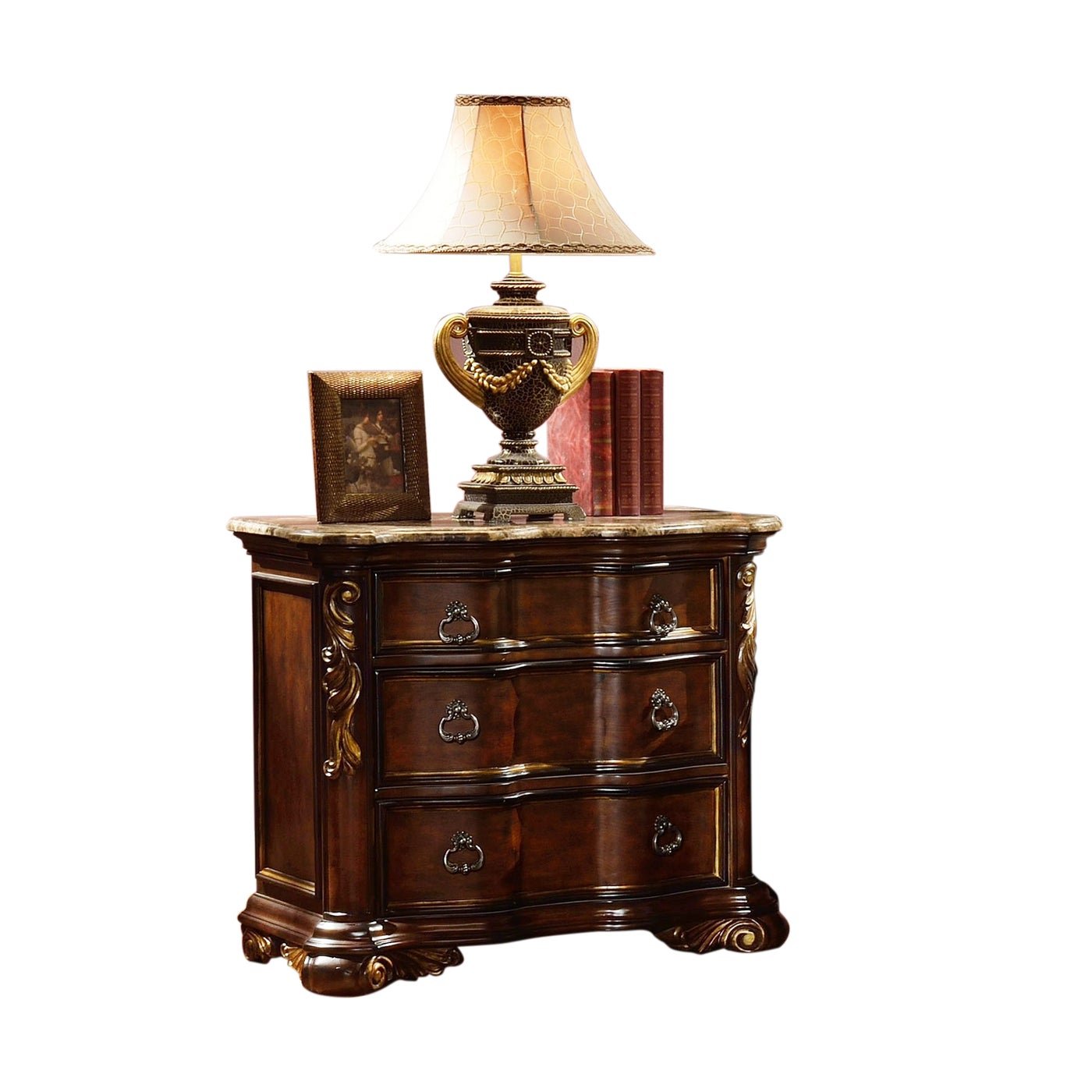 Bella Collection Nightstand - Modern Bedside Table with Storage Drawer, Wooden End Table for Bedroom, Living Room, and Office - Perfect for Small Spaces and Apartment Decor