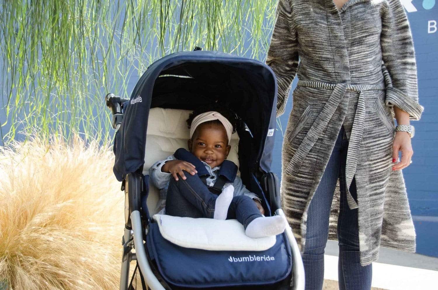 Bumbleride Organic Cotton Stroller Seat Liner - Soft, Breathable & Washable for Baby Comfort - Perfect for Strollers, Carriers & High Chairs