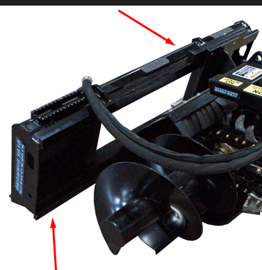 Blue Diamond® Skid Steer Trencher Attachment - Heavy Duty Excavator Digging Tool for Construction & Landscaping | Perfect for Trenching, Utility Installation & Farm Work