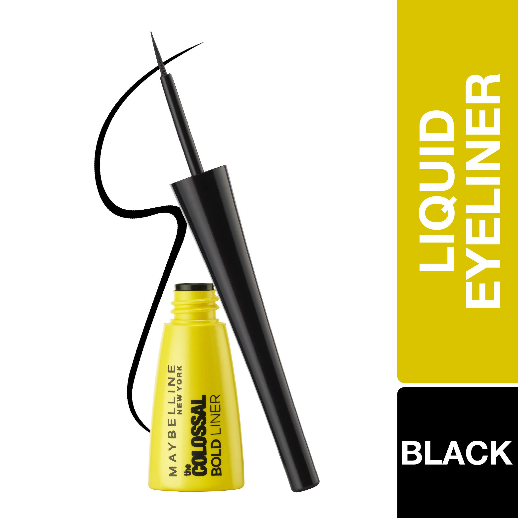 Maybelline New York Colossal Bold Eyeliner & Lash Sensational Waterproof Mascara Set - Black Matte Finish (3g Eyeliner + 10ml Mascara) | Smudge-Proof Eye Makeup for Long-Lasting Bold Looks | Perfect for Everyday Wear, Parties & Special Occasions