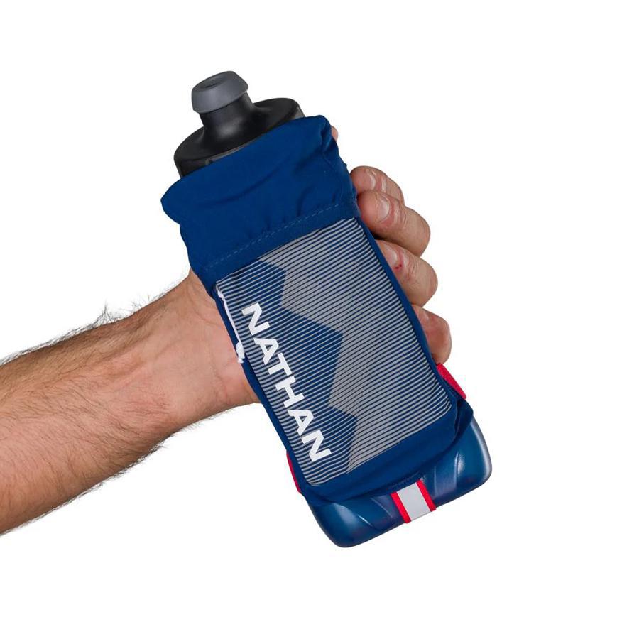 QuickSqueeze Plus 22oz Handheld Water Bottle - Leak Proof & Easy Squeeze Design for Gym, Hiking, Cycling & Outdoor Sports