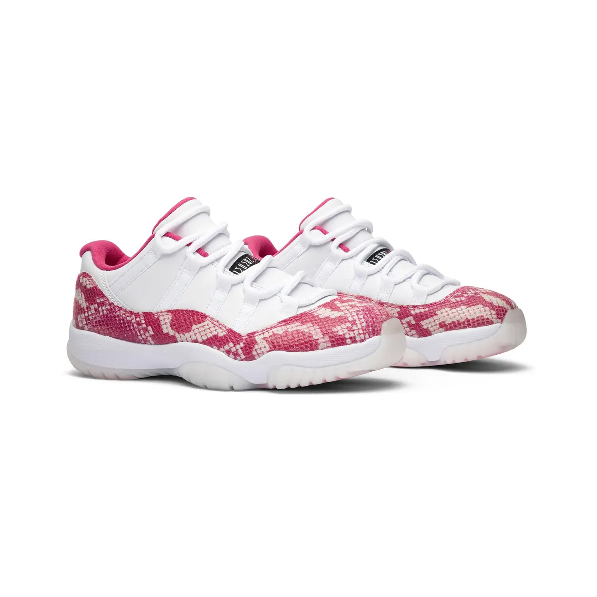 Air Jordan 11 Low Women's Pink Snakeskin Basketball Shoes - Stylish Sneakers for Casual Wear, Gym & Street Fashion