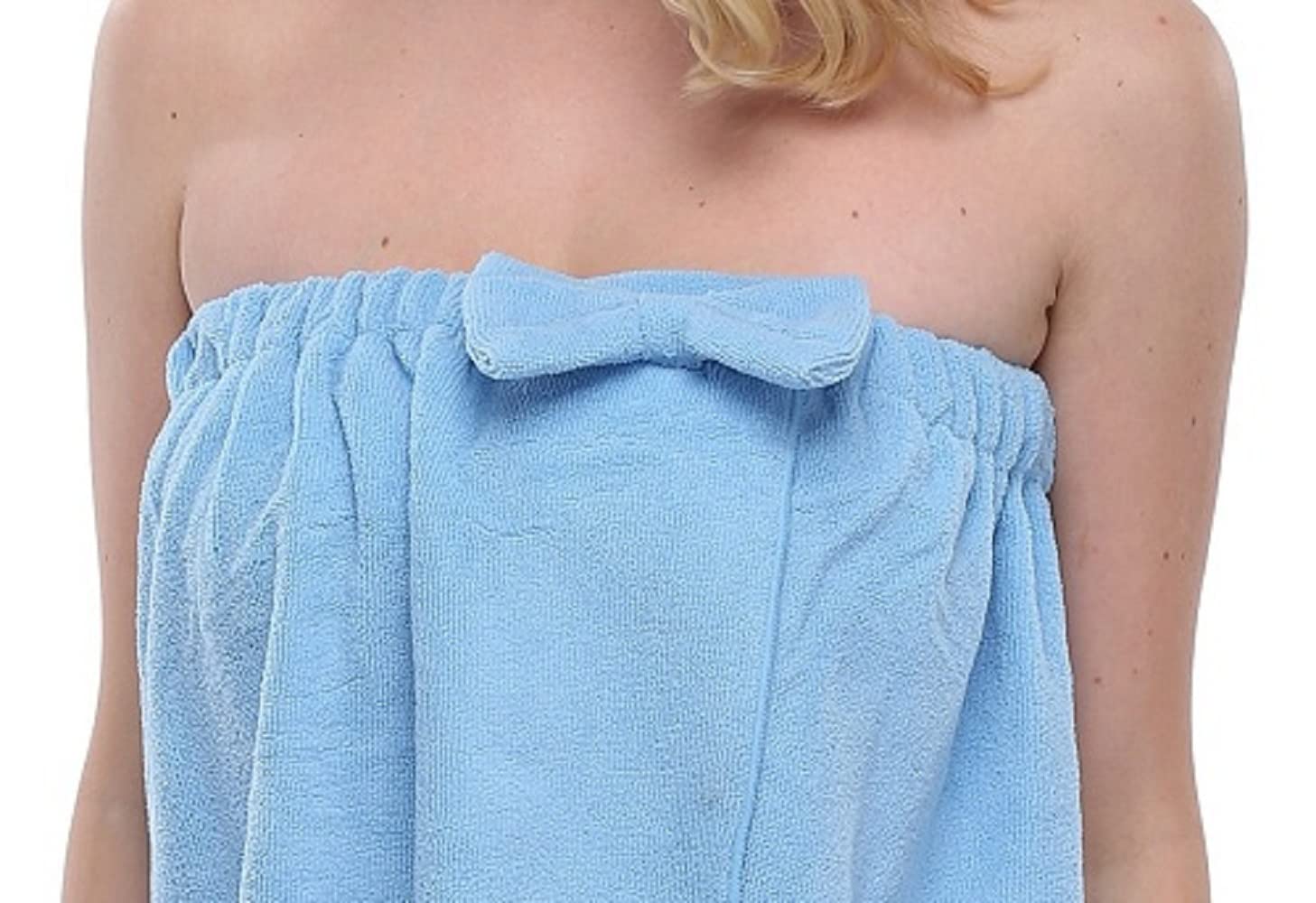 Women's Ultra Absorbent Spa Bathrobe - Soft Shower Wrap & Body Cover Up Towel for Post Shower, Pool, Beach & Relaxation at Home