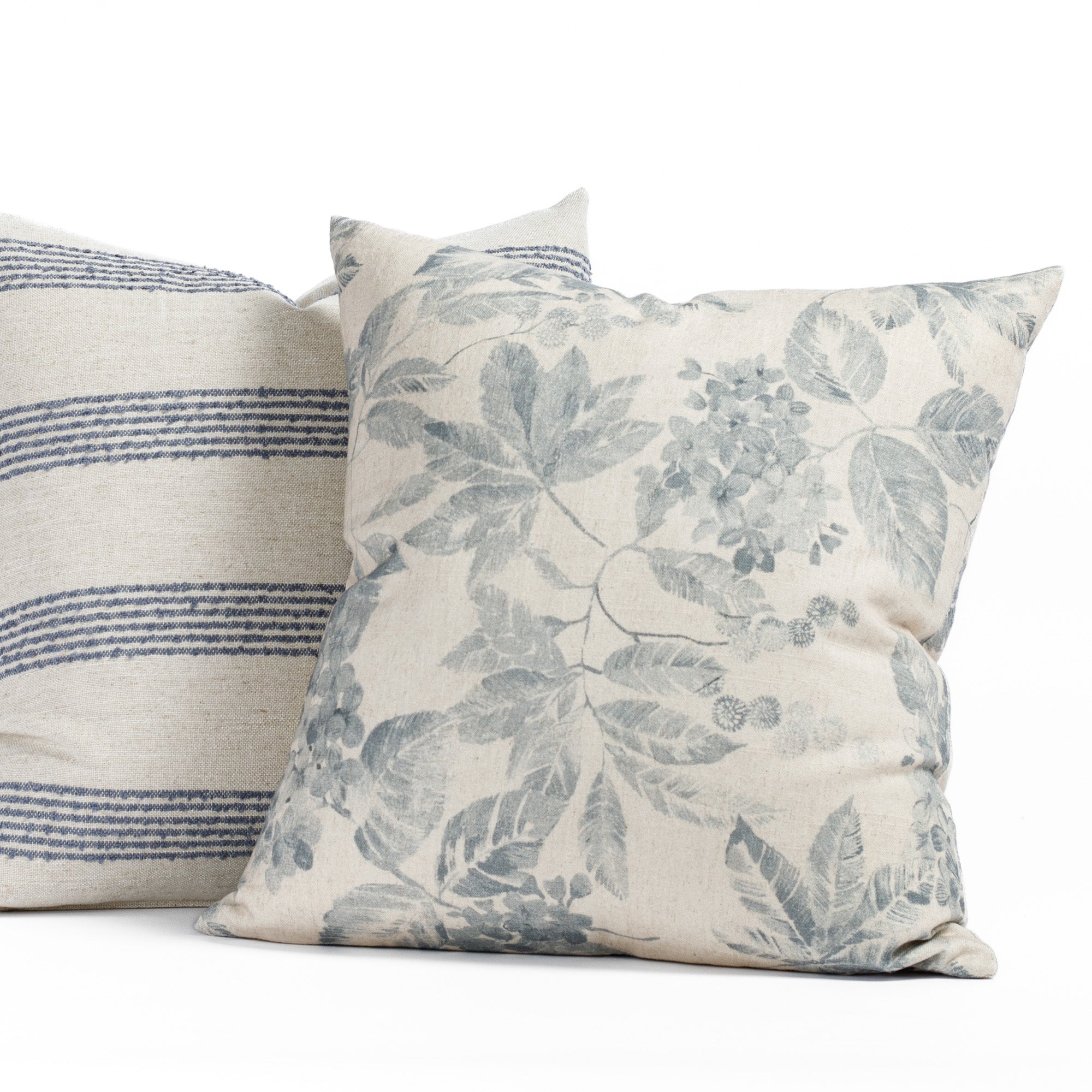 Heather 20x20 Decorative Throw Pillow Cover - Soft Indigo Blue Square Cushion for Sofa, Bed & Home Decor - Perfect for Living Room, Bedroom & Dorm