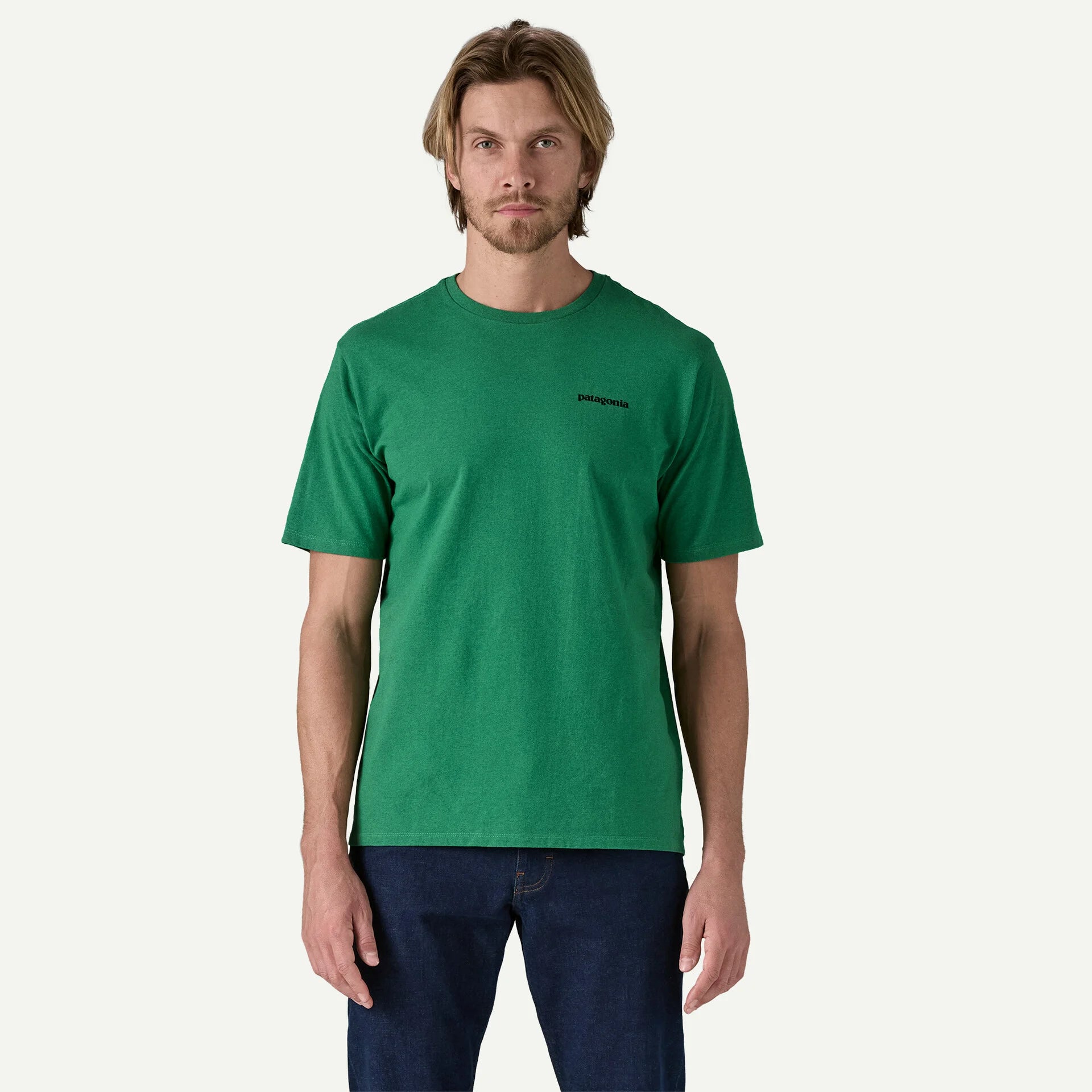 Patagonia Men's P 6 Logo Responsibility Tee - Eco-Friendly Cotton T-Shirt for Outdoor Adventures & Casual Wear