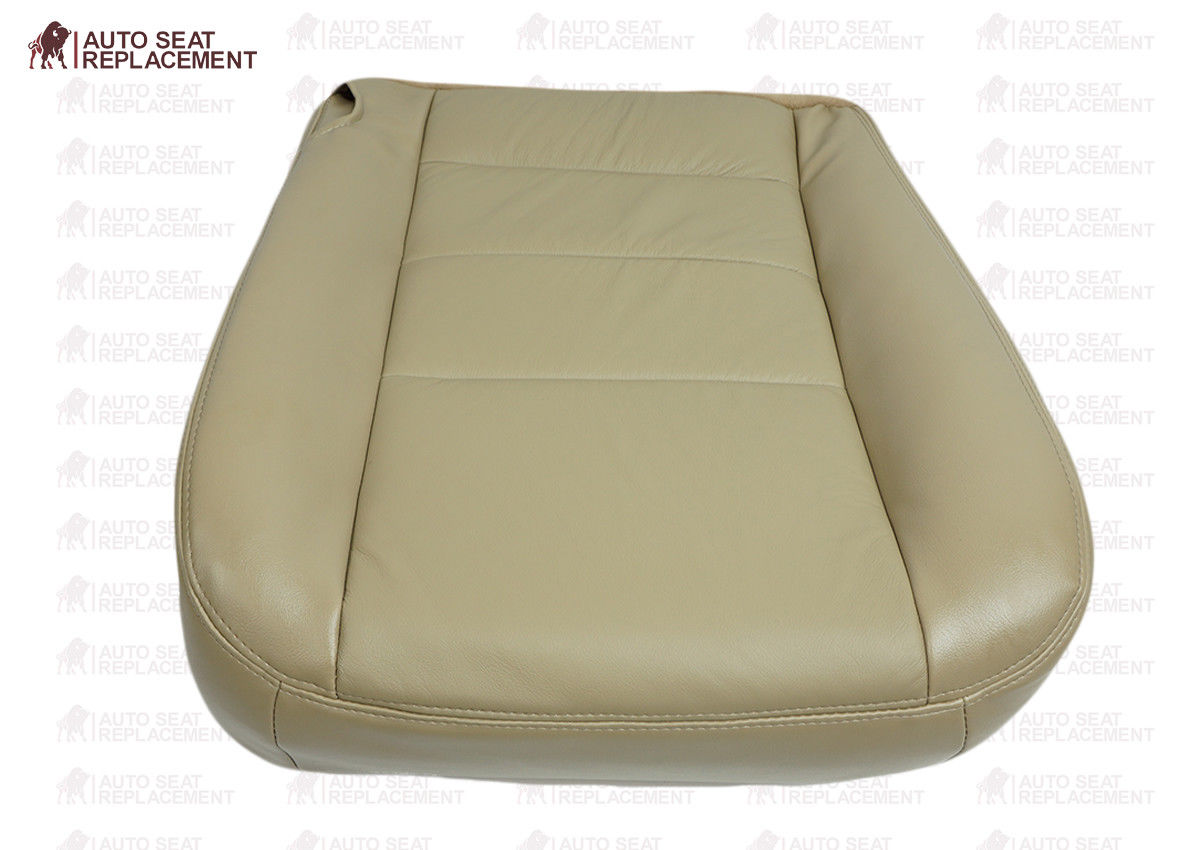 2003-2007 Ford F250 F350 Lariat Seat Covers - Premium Tan Leather or Vinyl Replacement Covers for Truck Interior Protection & Style Upgrade