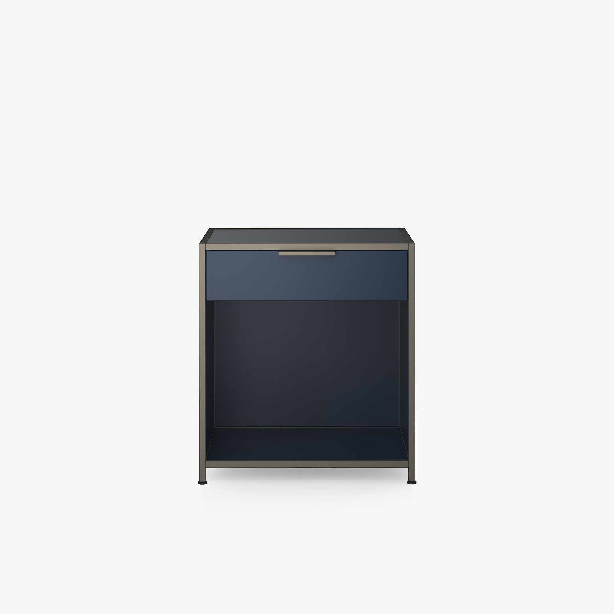 Modern Dita Bedside Table with 1 Drawer - Compact Nightstand for Small Spaces, Bedroom, Apartment & Dorm Room - Stylish Storage Solution