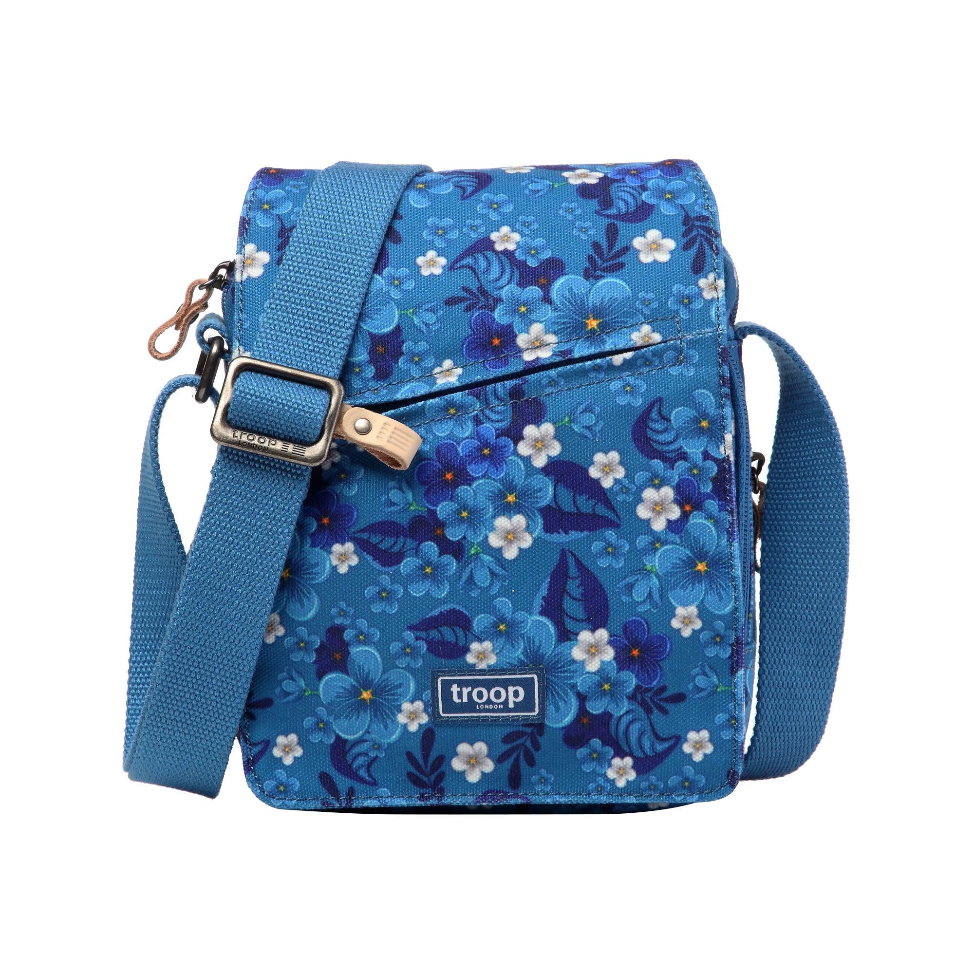 TRP0239 Troop London Classic Canvas Crossbody Bag - Stylish & Durable for Travel, Work & Everyday Use