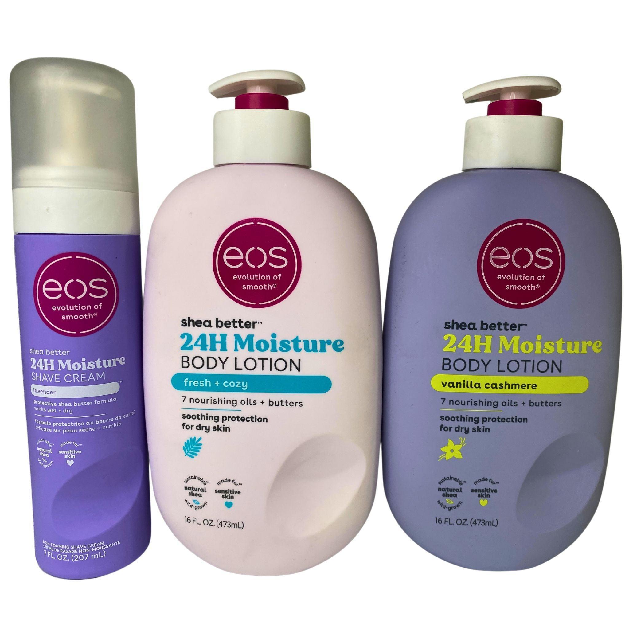 EOS Body Lotion & Shave Cream Gift Set - 20 Piece Bundle for Smooth Skin Care | Perfect for Travel, Gifts & Daily Moisturizing Routine