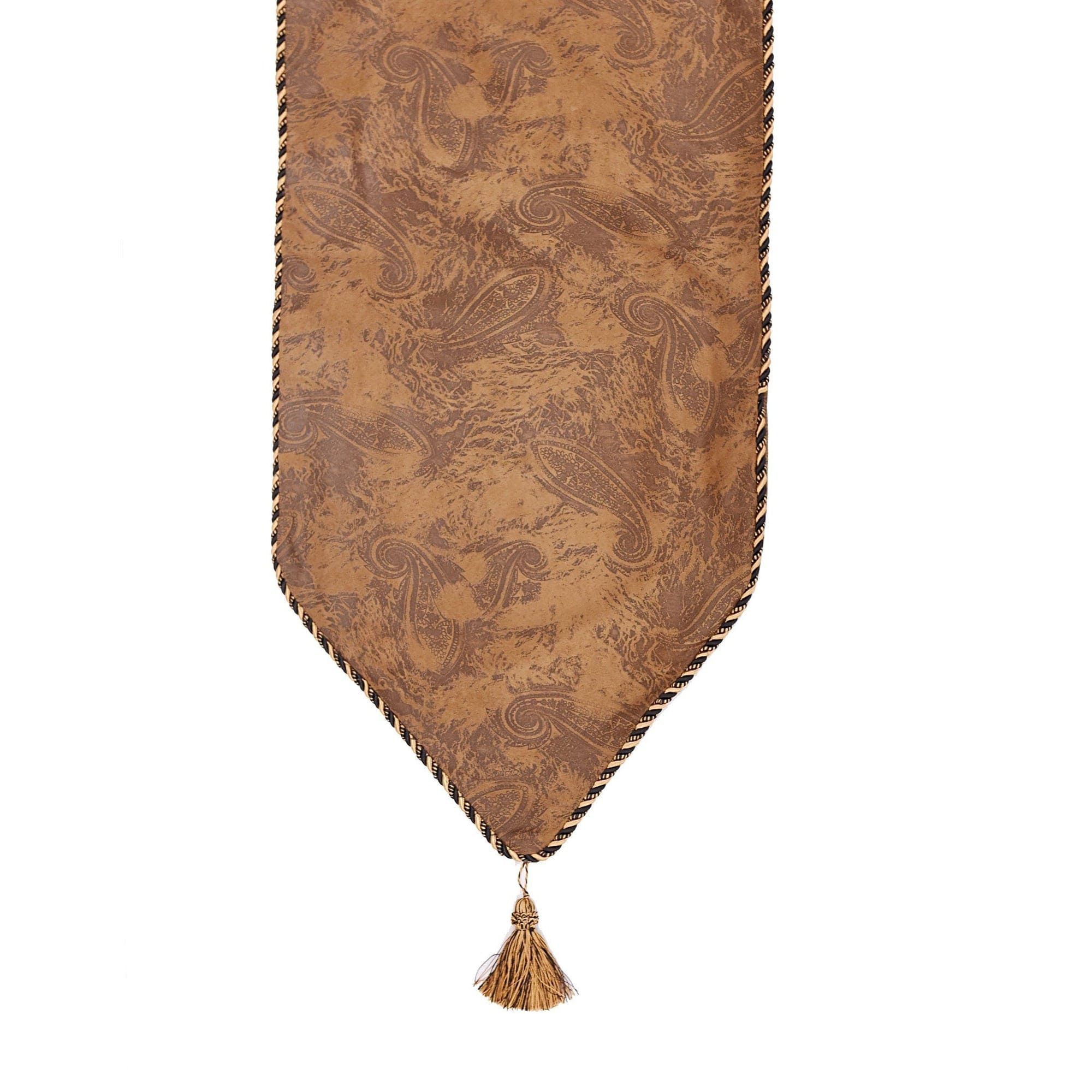 Large Paisley Table Runner 16x108 Inches - Elegant Dining Room Decor for Thanksgiving, Christmas & Wedding Decorations