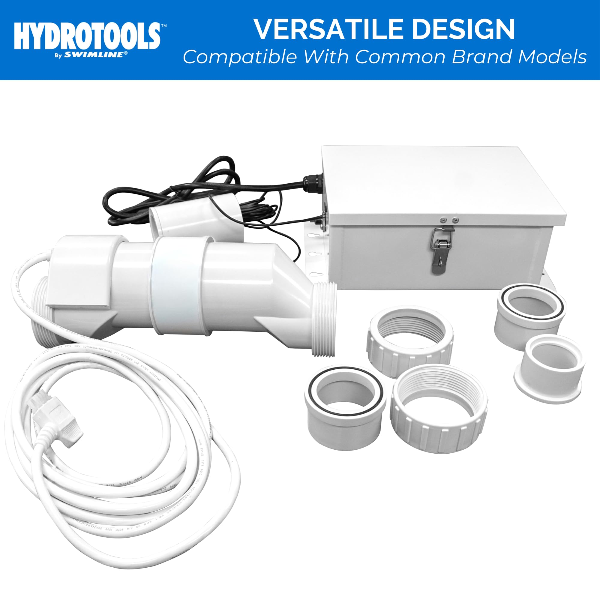**SWIMLINE HYDROTOOLS Pool Salt Replacement Cell for Water Chlorinator Systems – Compatible with Hayward, 13 Titanium Plates, Easy Install for Pools Up to 25,000 Gallons (Above & Inground) | Perfect for Crystal Clear Pool Water Maintenance**